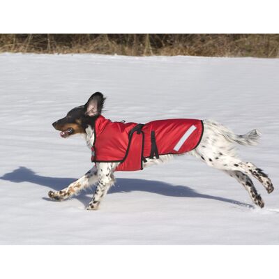 Manta de abrigo para perros roja 2, S 35cm
