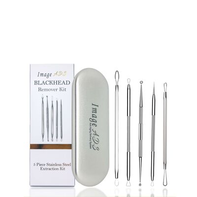 Blackhead Remover Tool Kit | Pimple Popping Tool - Image A.D.S