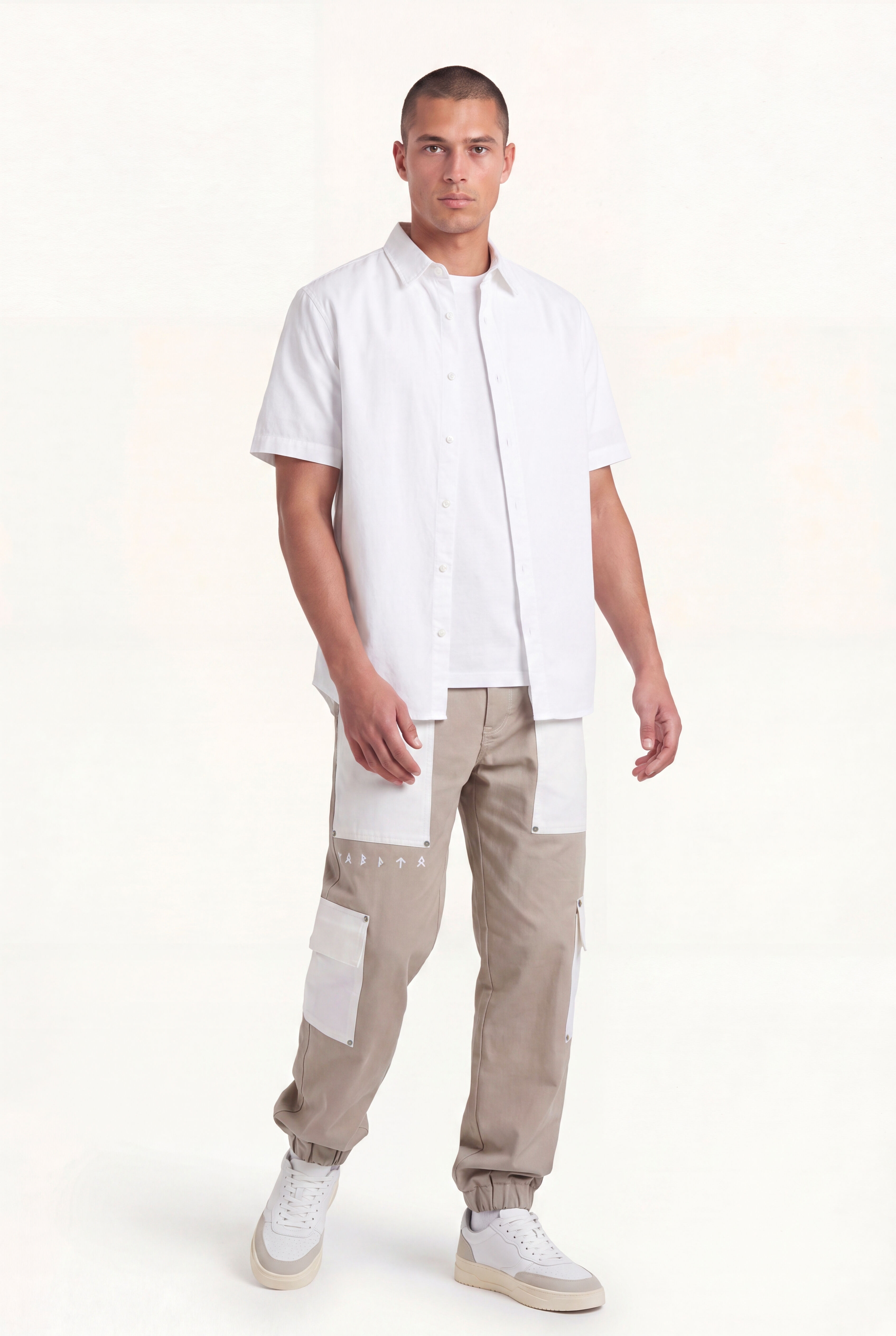 Pantalon Cargo zweifarbig