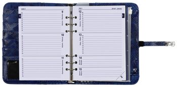 Agenda recharge A5 2022 Croco Indigo 3