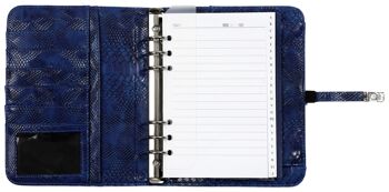 Agenda recharge A5 2022 Croco Indigo 9