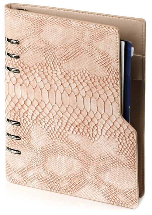 A5 Clipbook refill agenda 2022 Croco Pink