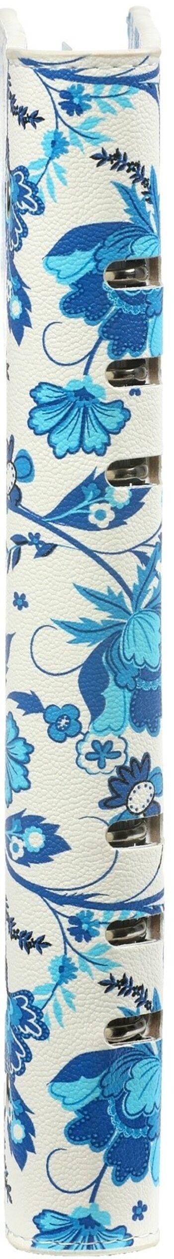 A5 Clipbook recharge agenda 2022 fleurs bleu de Delft 6