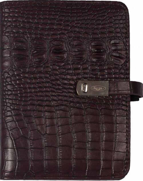 Refill diary agenda 2022 croco bordeaux