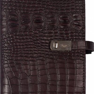 Refill diary agenda 2022 croco bordeaux