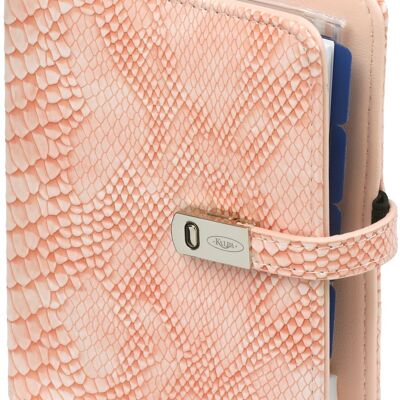 Refill-Tagebuch Agenda 2022 Pocket Croco Rose