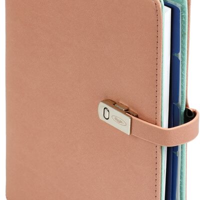 Refill diary agenda 2022 pocket pastel pink and green