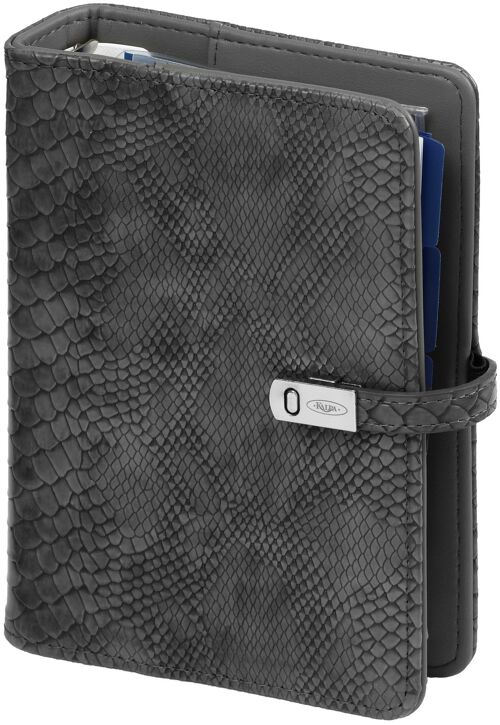 Refill diary agenda 2022 pocket croco grey