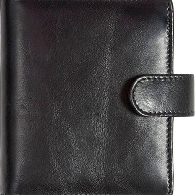 Pocket organiser classic black - leather