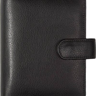 Refill diary agenda 2022 pocket chennai black - leather
