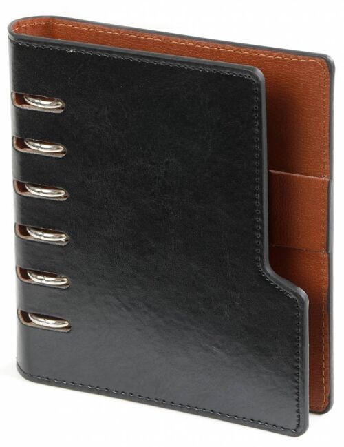 Refill diary agenda 2022 pocket clipbook pullup black