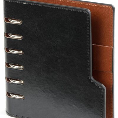 Refill diary agenda 2022 pocket clipbook pullup black