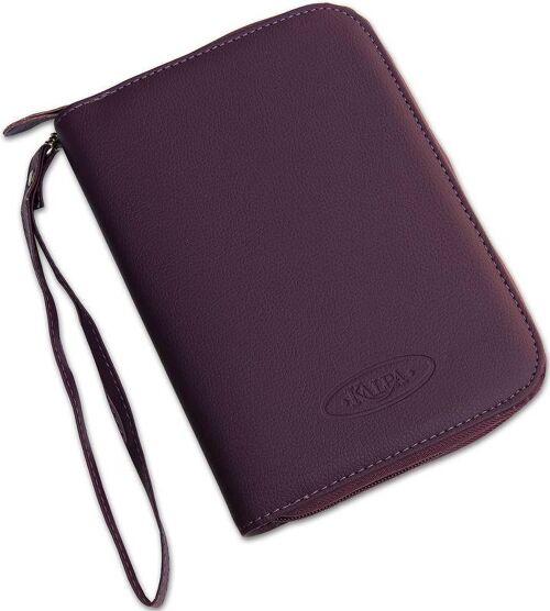 Refill diary agenda 2022 pocket with zip pica purple