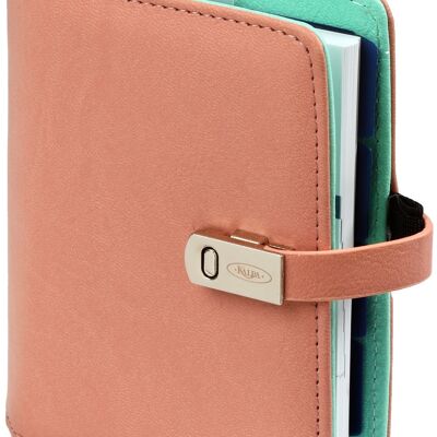 Mini organiser pastel pink and green