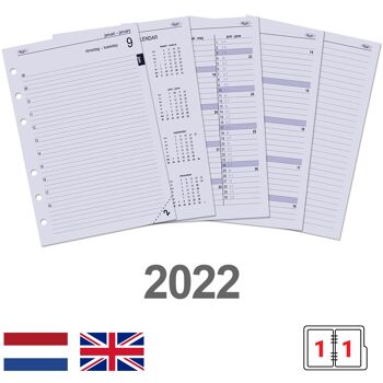 Agenda journalier A5 EN-NL 2022 1