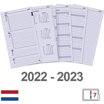 Agenda personale dell'agenda settimanale 2022-2023