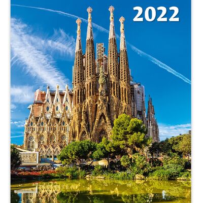 Kalpa Wandkalender Städte Europas 2022