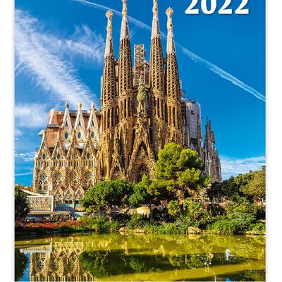 Kalpa Wandkalender Städte Europas 2022