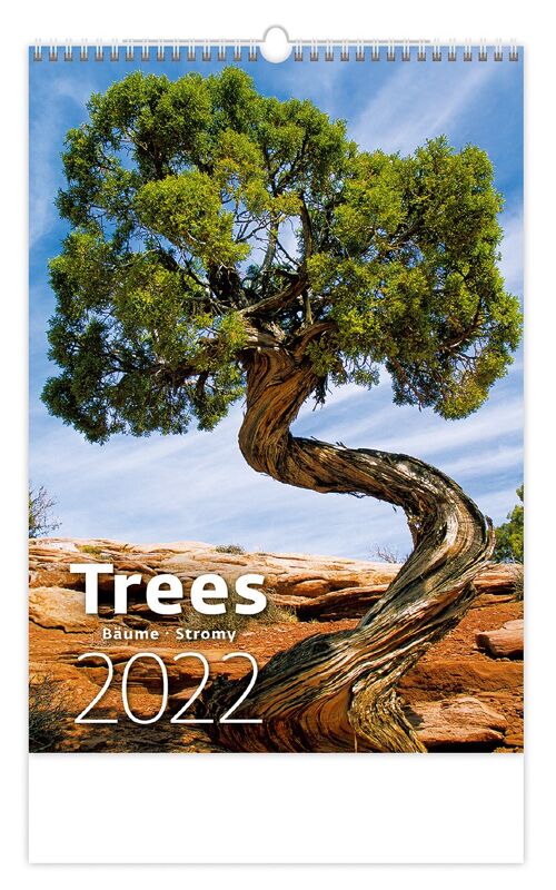 Wall Calendar Trees 2022