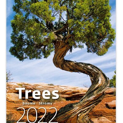 Wall Calendar Trees 2022