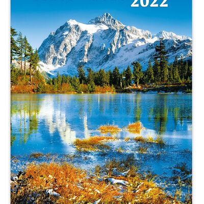 Calendario de pared 2022 Montañas 2022