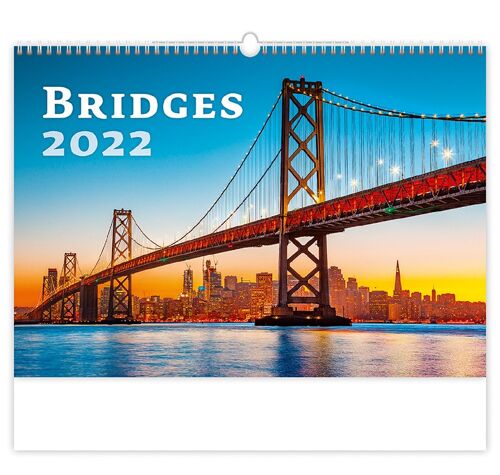 Kalpa Wall Calendar 2022 Bridges Calendars 45 x 31.5 cm | Calendar 2022