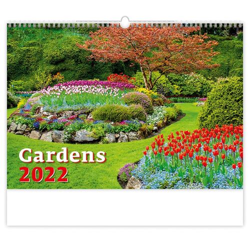 Kalpa Wall Calendar 2022 Gardens Calendars 45 x 31.5 cm