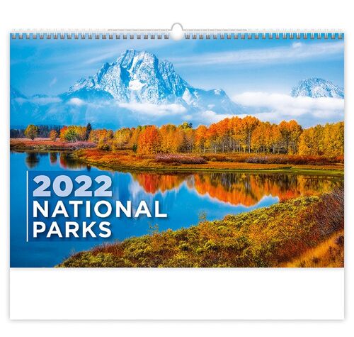 Kalpa Wall Calendar 2022 National parks Calendars 45 x 31.5 cm