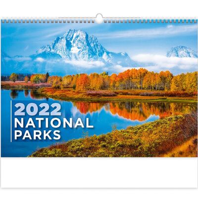 Kalpa Wall Calendar 2022 National parks Calendars 45 x 31.5 cm