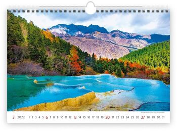 Calendrier mural Kalpa 2022 Calendriers des parcs nationaux 45 x 31,5 cm 3