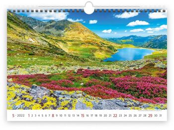 Calendrier mural Kalpa 2022 Calendriers des parcs nationaux 45 x 31,5 cm 5