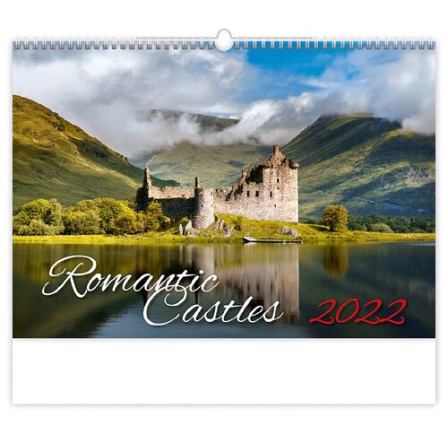 Kalpa Wall Calendar 2022 Romantic Castles 45 x 31.5 cm