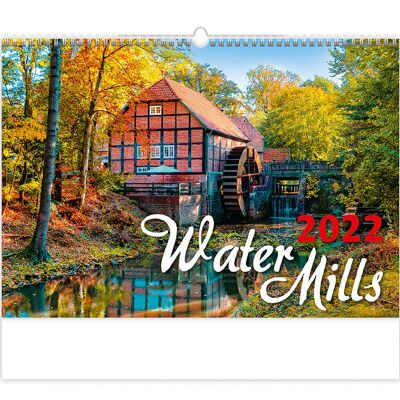 Kalpa Wall Calendar 2022 Water mills 45 x 31.5 cm | Calendar 2022