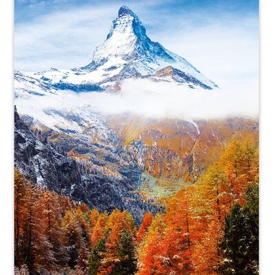 Calendrier mural Kalpa 2022 Alpes 31,5 x 45 cm