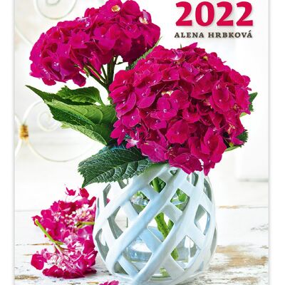 Calendrier Kalpa 2022 Fleurs magiques 31,5 x 45 cm