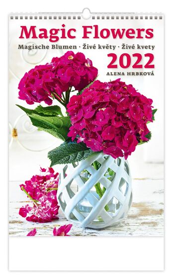 Calendrier Kalpa 2022 Fleurs magiques 31,5 x 45 cm 1