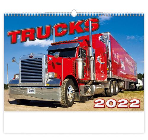 Kalpa Wall Calendar 2022 Trucks Calendars 45 x 32 cm