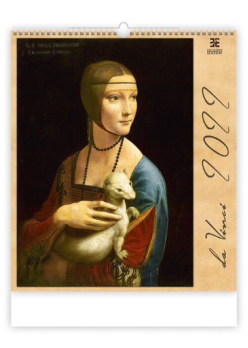 Kalpa Wall Calendar 2022 Leonardi da Vinci 45 x 52 cm