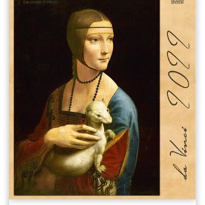 Calendario de pared Kalpa 2022 Leonardi da Vinci 45 x 52 cm