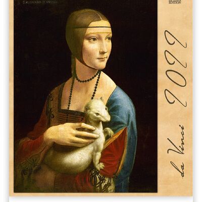 Calendrier mural Kalpa 2022 Leonardi da Vinci 45 x 52 cm