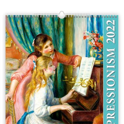 Kalpa Wandkalender 2022 Impressionismus-Kalender 45 x 52 cm