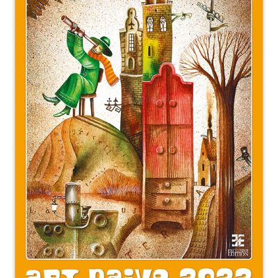 Kalpa Wandkalender 2022 Art Naive Kalender 34 x 48,5 cm