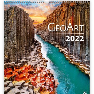 Kalpa Wall Calendar 2022 Geo art Calendar 45 x 52 cm