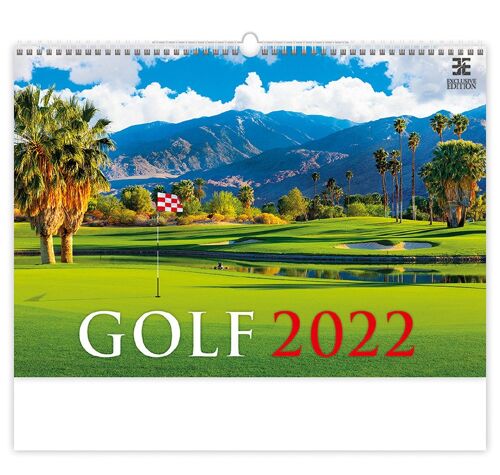 Kalpa Wall Calendar Golf 2022
