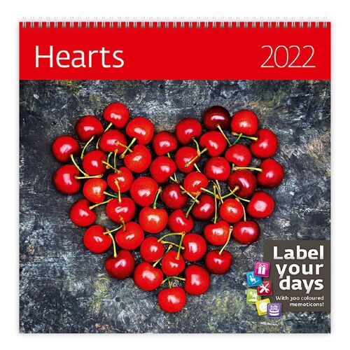 Kalpa Calendar 30 x 30 cm Hearts
