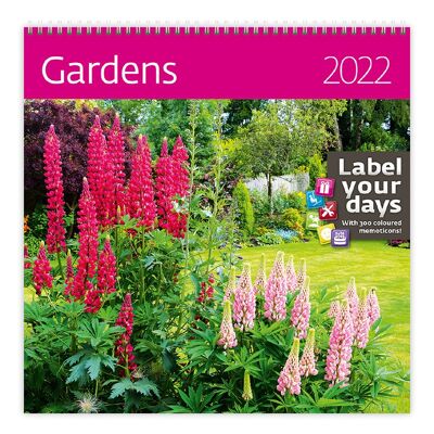 Kalpa Kalender 30 x 30 cm Gärten