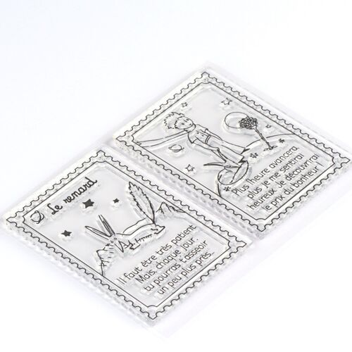 2 tampons transparents "le renard" - Le Petit Prince