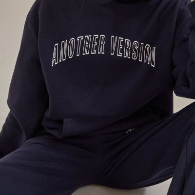 Oversized Classic Hoodie - Navy Blue