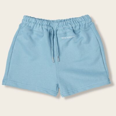 Mini Version Sweat Shorts - Sky Blue