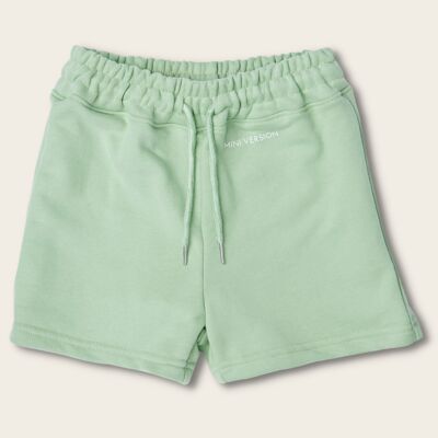 Mini Version Sweat Shorts - Pastel Green